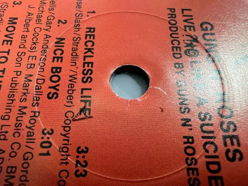 Guns N Roses Live Like A Suicide - Shrink 12" vinyl single (12 inch record / Maxi-single) US GNR12LI683798