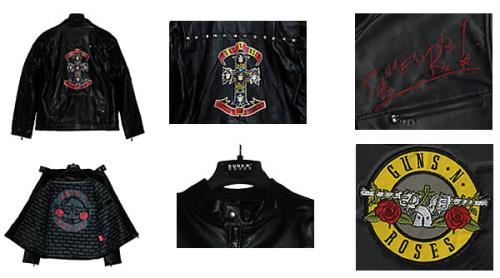 Guns N Roses Logo Biker Jacket - Large jacket UK GNRJALO380551