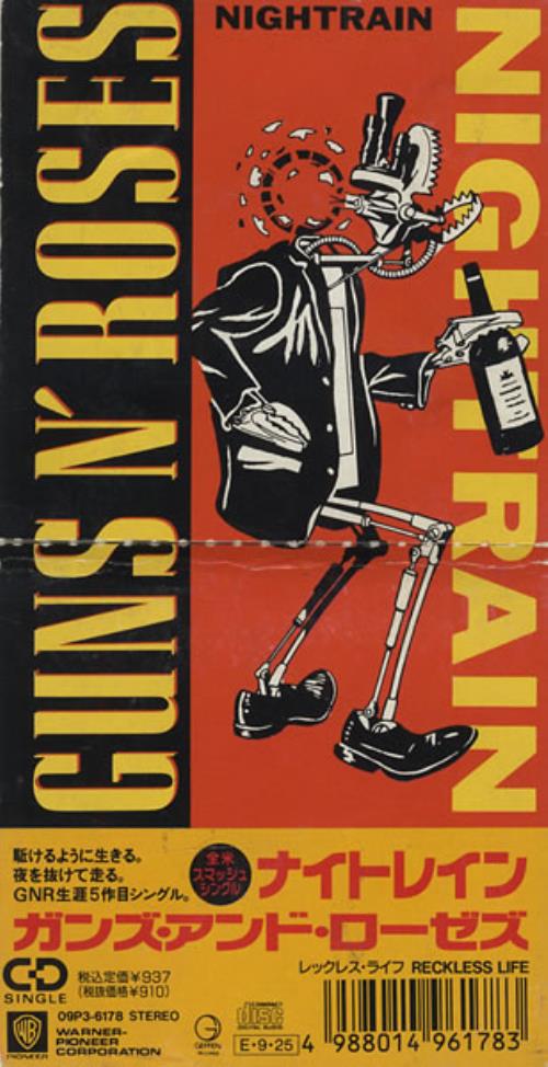 Guns N Roses Nightrain 3" CD single (CD3) Japanese GNRC3NI224491