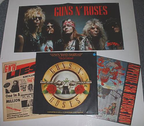 Guns N Roses No Brasil 2-LP vinyl record set (Double LP Album) Brazilian GNR2LNO07145