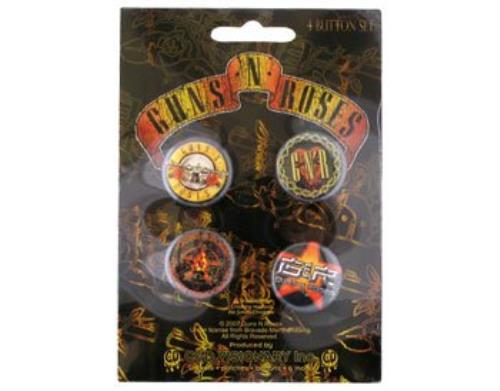 Guns N Roses Official Badge Pack badge UK GNRBGOF417535