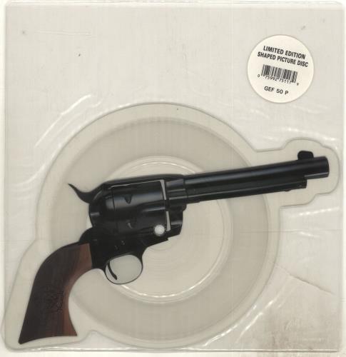 Guns N Roses Paradise City - Clear - Backing Card shaped picture disc (picture disc vinyl record) UK GNRSHPA706732