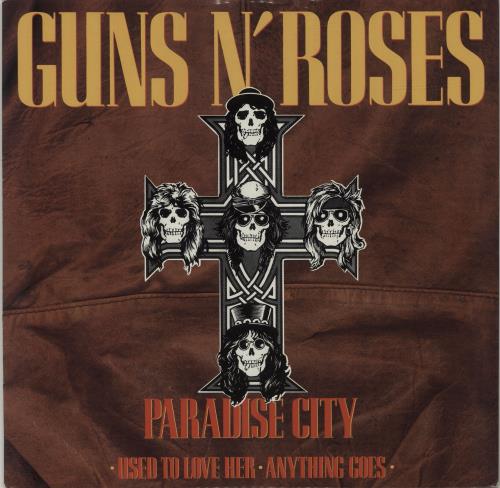 Guns N Roses Paradise City 12" vinyl single (12 inch record / Maxi-single) UK GNR12PA43644