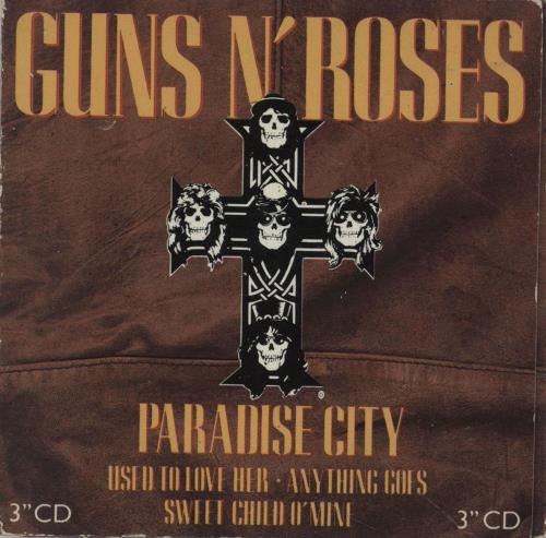Guns N Roses Paradise City 3" CD single (CD3) UK GNRC3PA755404