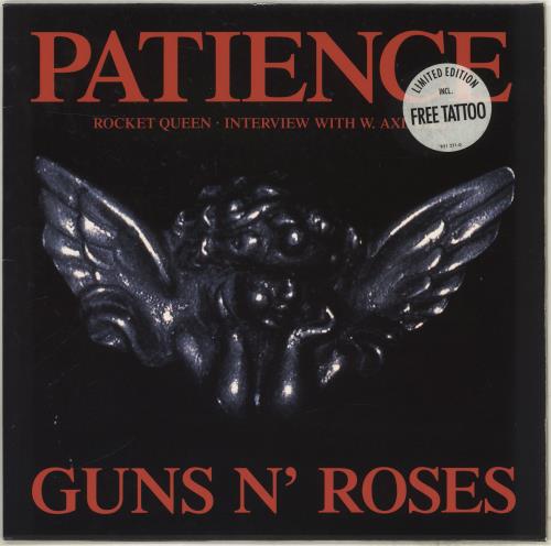 Guns N Roses Patience + Tattoo 12" vinyl single (12 inch record / Maxi-single) UK GNR12PA706711