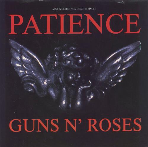 Guns N Roses Patience - Autographed 7" vinyl single (7 inch record / 45) US GNR07PA810027