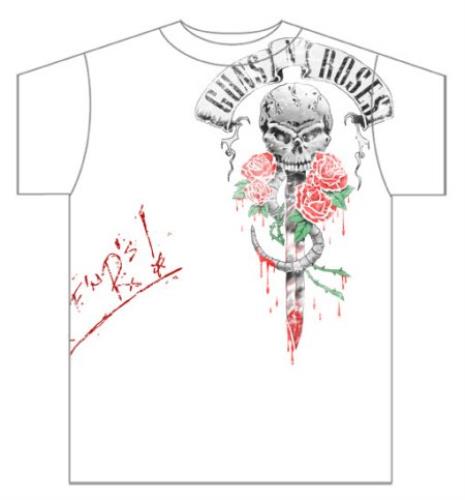 Guns N Roses Skull & Dagger T-Shirt - Small t-shirt UK GNRTSSK419770