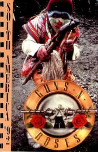 Guns N Roses South America '92 Itinerary US GNRITSO427256