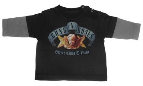 Guns N Roses Sweet Child O' Mine Toddlers T-Shirt - Age 3 To 6 Months clothing UK GNRMCSW420518