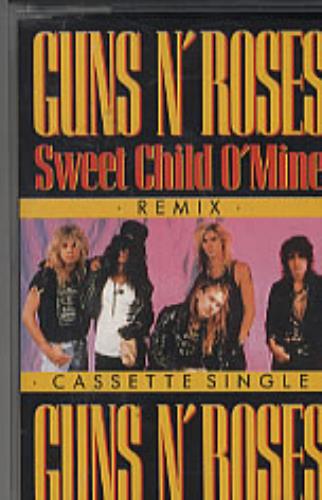 Guns N Roses Sweet Child O Mine cassette single UK GNRCSSW01614
