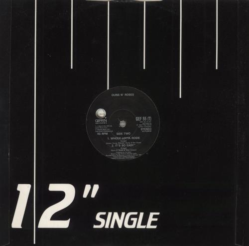 Guns N Roses Sweet Child O Mine 12" vinyl single (12 inch record / Maxi-single) UK GNR12SW731847