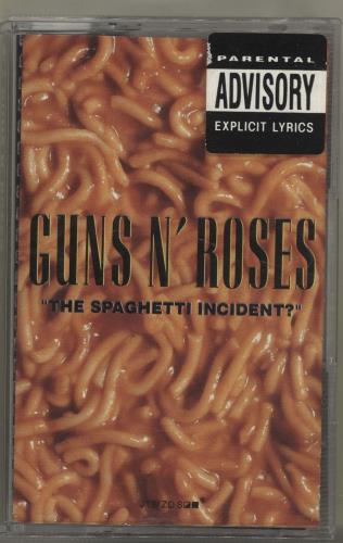 Guns N Roses The Spaghetti Incident? cassette album UK GNRCLTH702711