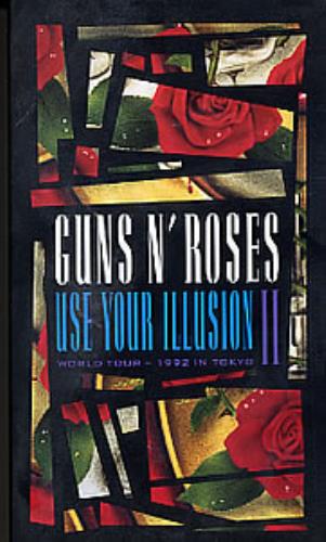 Guns N Roses Use Your Illusion 2 video (VHS or PAL or NTSC) UK GNRVIUS178295