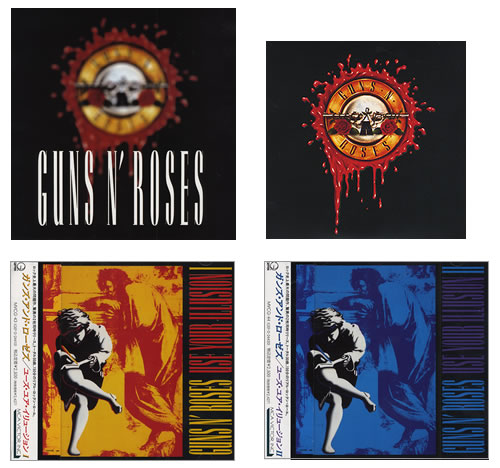 Guns N Roses Use Your Illusion I + II CD Album Box Set Japanese GNRDXUS393261