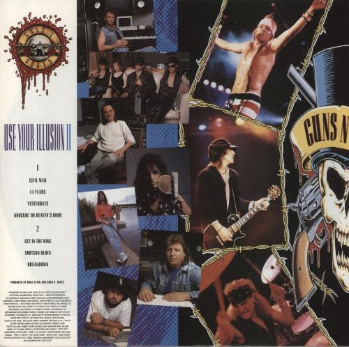 Guns N Roses Use Your Illusion II - EX 2-LP vinyl record set (Double LP Album) UK GNR2LUS571766