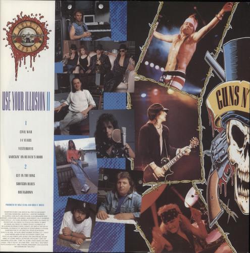 Guns N Roses Use Your Illusion II 2-LP vinyl record set (Double LP Album) UK GNR2LUS390116