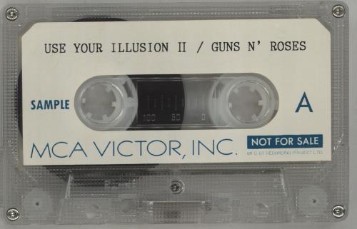 Guns N Roses Use Your Illusion II cassette album Japanese GNRCLUS688250