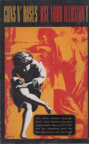 Guns N Roses Use Your Illusion cassette album German GNRCLUS666909