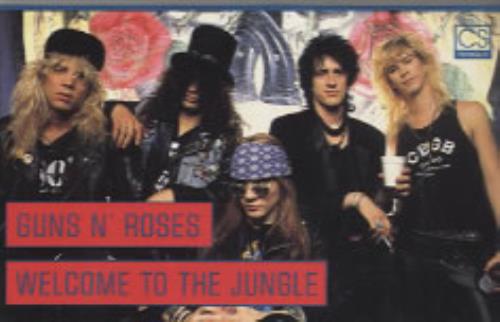 Guns N Roses Welcome To The Jungle cassette single US GNRCSWE01566