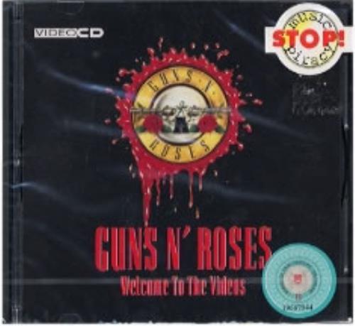 Guns N Roses Welcome To The Videos Video CD Singapore GNRVDWE159556