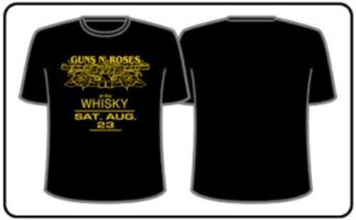 Guns N Roses Whiskey t-shirt UK GNRTSWH327684