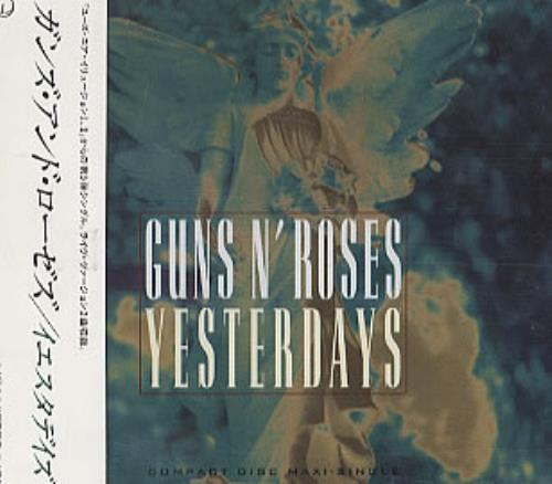 Guns N Roses Yesterdays CD single (CD5 / 5") Japanese GNRC5YE43134