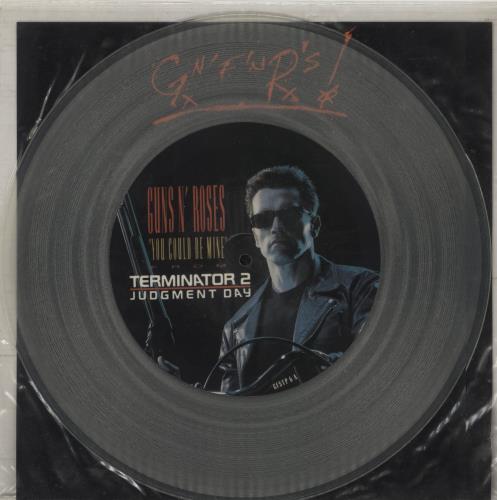 Guns N Roses You Could Be Mine - EX 12" vinyl picture disc (12 inch picture record) UK GNR2PYO424776