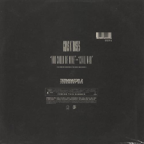 Guns N Roses You Could Be Mine - EX 12" vinyl picture disc (12 inch picture record) UK GNR2PYO424776