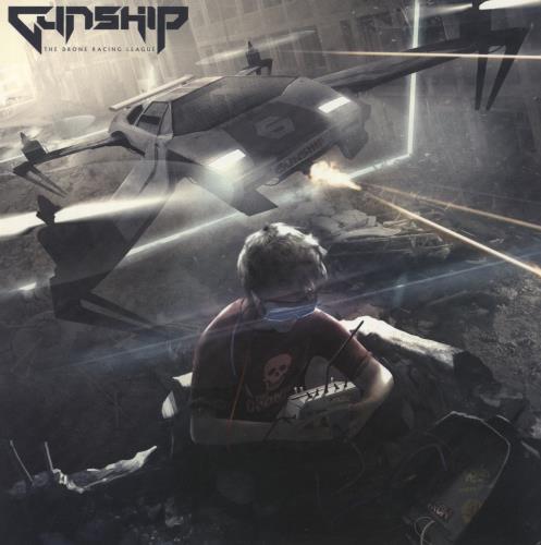 Gunship The Drone Racing League 7" vinyl single (7 inch record / 45) UK 4V607TH865702