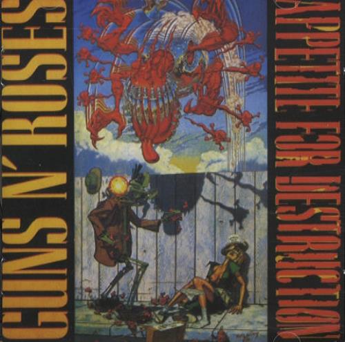 Guns N Roses Appetite For Destruction Brazilian CD album (CDLP 