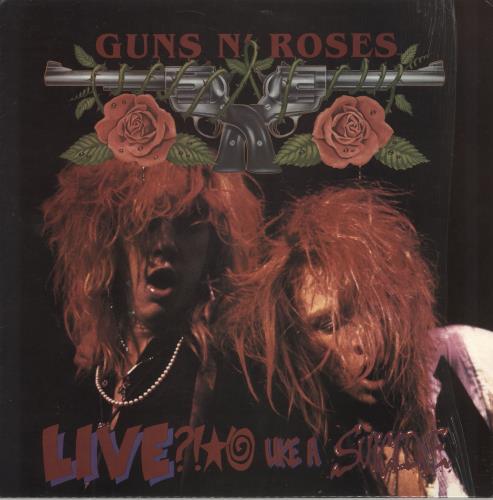 Guns N Roses Live Like A Suicide EP - Shrink 12" vinyl single (12 inch record / Maxi-single) US GNR12LI683798