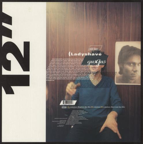 Gus Gus Ladyshave 12" vinyl single (12 inch record / Maxi-single) UK GGU12LA164933