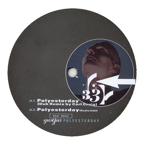 Gus Gus Polyesterday 12" vinyl single (12 inch record / Maxi-single) UK GGU12PO192777
