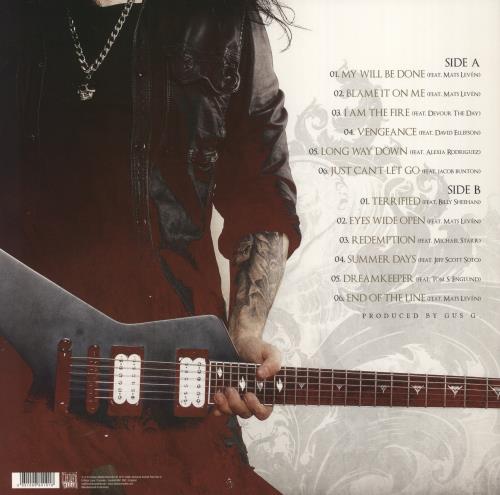 Gus G I Am The Fire vinyl LP album (LP record) UK G1SLPIA849567