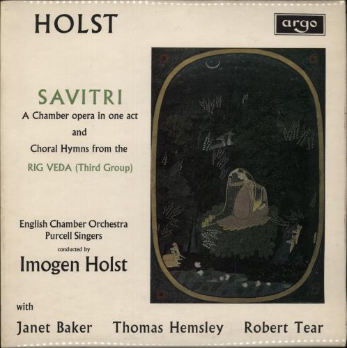 Gustav Holst Holst: Savitri And Choral Hymns vinyl LP album (LP record) UK GSVLPHO880445