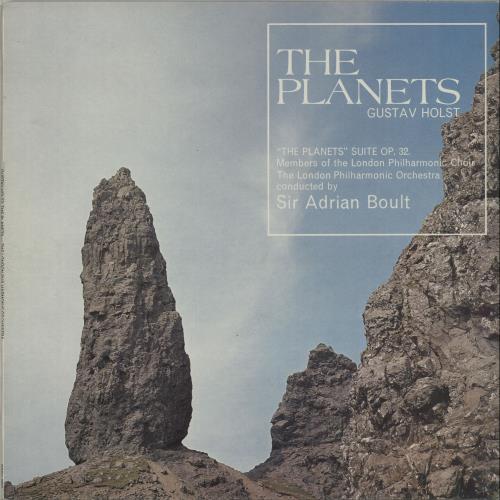 Gustav Holst The Planets vinyl LP album (LP record) UK GSVLPTH647479