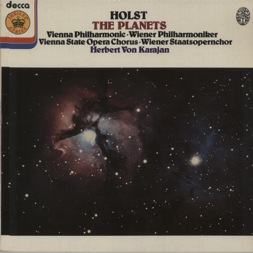 Gustav Holst The Planets vinyl LP album (LP record) UK GSVLPTH681458