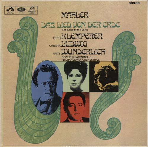 Gustav Mahler Das Lied Von Der Erde - colour stamp label vinyl LP album (LP record) UK M22LPDA539633