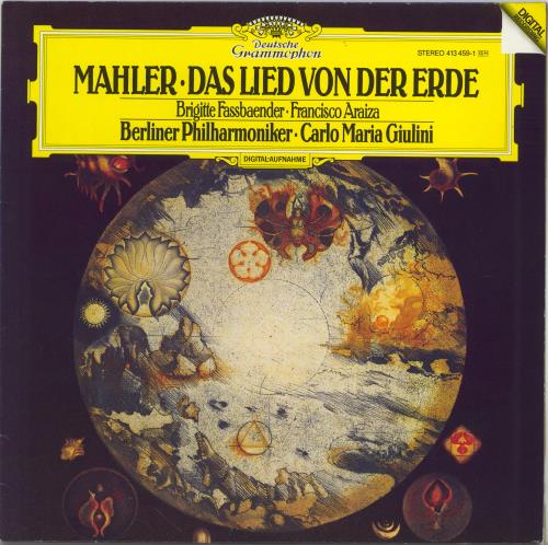 Gustav Mahler Das Lied Von Der Erde vinyl LP album (LP record) German M22LPDA772750