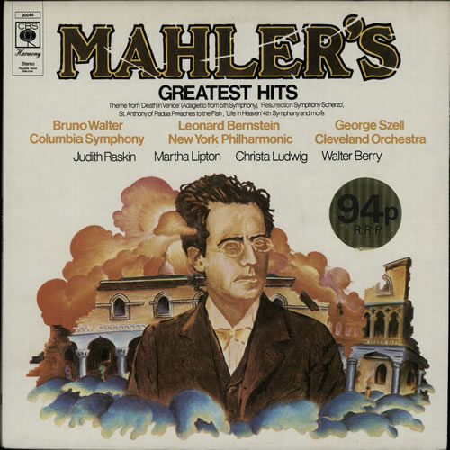 Gustav Mahler Greatest Hits vinyl LP album (LP record) UK M22LPGR642339