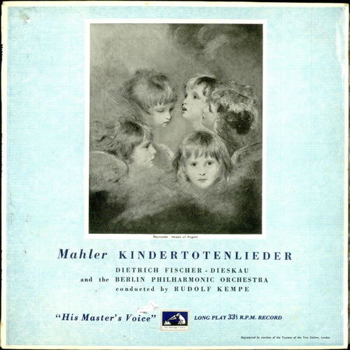 Gustav Mahler Kindertotenlieder 10" vinyl single (10 inch record) UK M2210KI526172