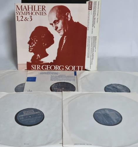 Gustav Mahler Mahler: Symphonies 1, 2 & 3 Vinyl Box Set UK M22VXMA781790