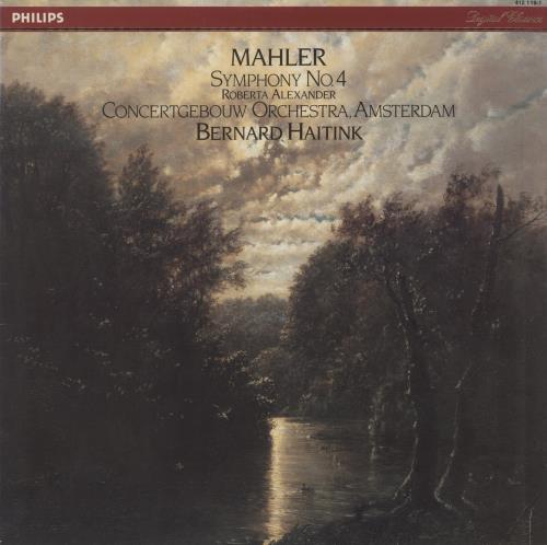 Gustav Mahler Mahler: Symphony No. 4 vinyl LP album (LP record) Dutch M22LPMA863703