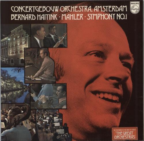 Gustav Mahler Symphony No. 1 vinyl LP album (LP record) UK M22LPSY530945