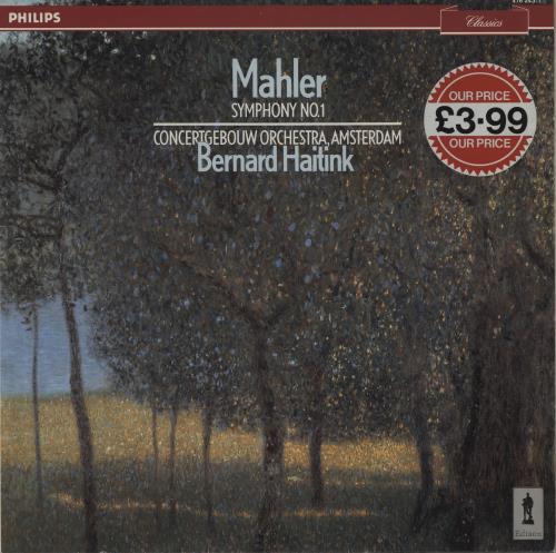 Gustav Mahler Symphony No. 1 vinyl LP album (LP record) Dutch M22LPSY759065