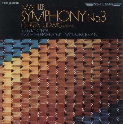 Gustav Mahler Symphony No. 3 2-LP vinyl record set (Double LP Album) US M222LSY836756