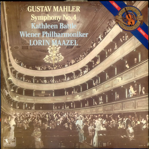 Gustav Mahler Symphony No. 4 vinyl LP album (LP record) UK M22LPSY537092