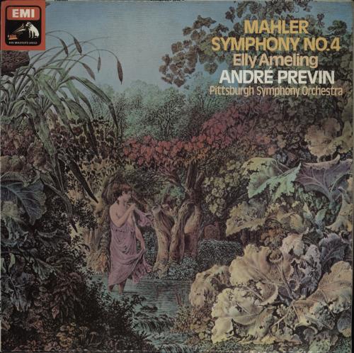 Gustav Mahler Symphony No. 4 vinyl LP album (LP record) UK M22LPSY751595