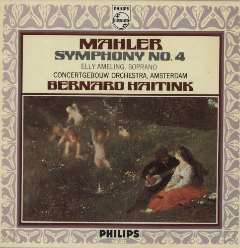 Gustav Mahler Symphony No. 4 vinyl LP album (LP record) UK M22LPSY761177