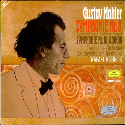 Gustav Mahler Symphony No. 8 in E-flat major 2-LP vinyl record set (Double LP Album) UK M222LSY531906